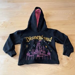 Disneyland Gold Sparkle Sweatshirt for Girls size 2 | Kids Disneyland Sweatshirt